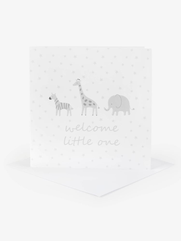 JoJo Maman Bébé Welcome Little One Greetings Card - Image 1 of 1