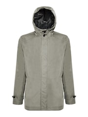 Geox Mens Grey Bayle Parka Jacket - Image 1 of 5