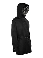 Geox Womens Delray Black Long Parka Jacket - Image 3 of 5