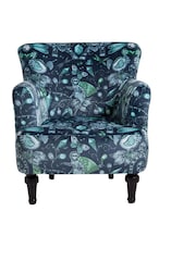 Emma Shipley Navy Blue Dalston Extinct Velvet Chair - Image 2 of 4