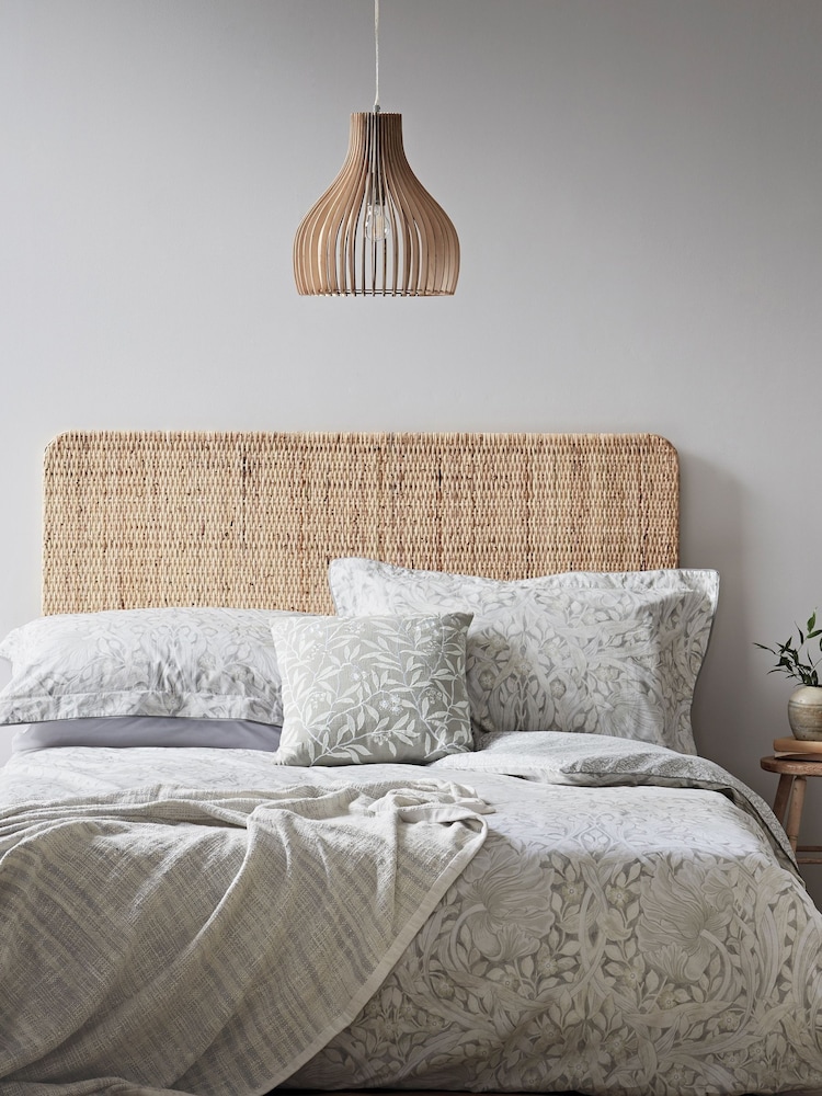 Morris & Co. Light Grey Pure Kindred Throw - Image 1 of 3