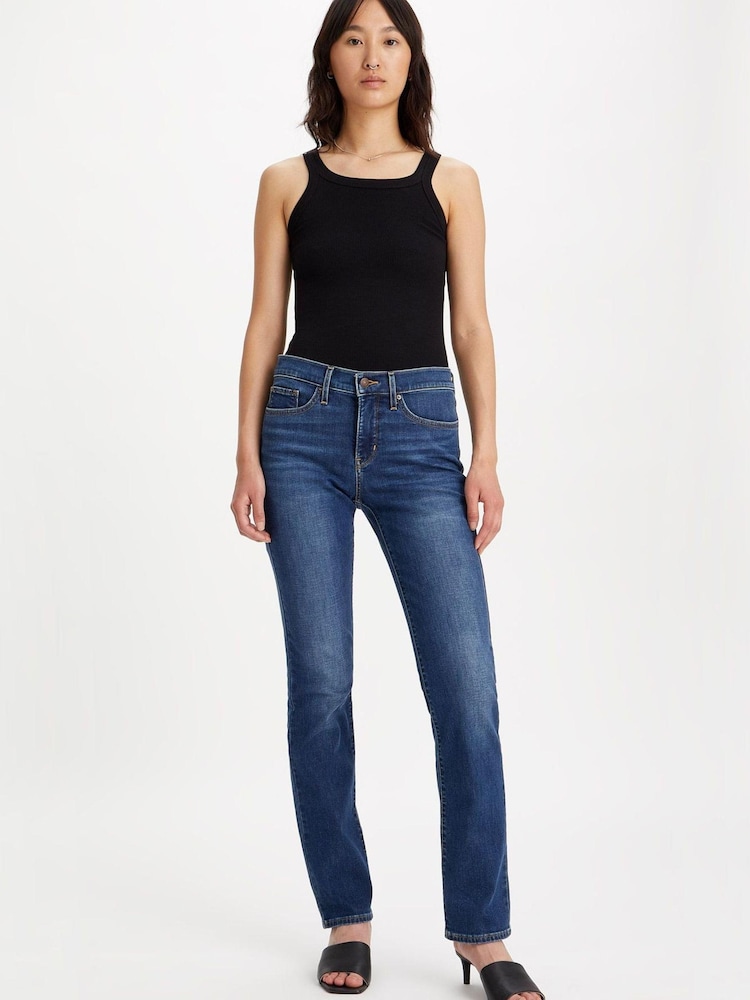 Levi's® Dark Indigo Worn In 312™ Shaping Slim Jeans - Image 1 of 5