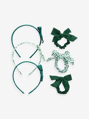 Emerald Green Back To School Hair Set - Image 1 of 2