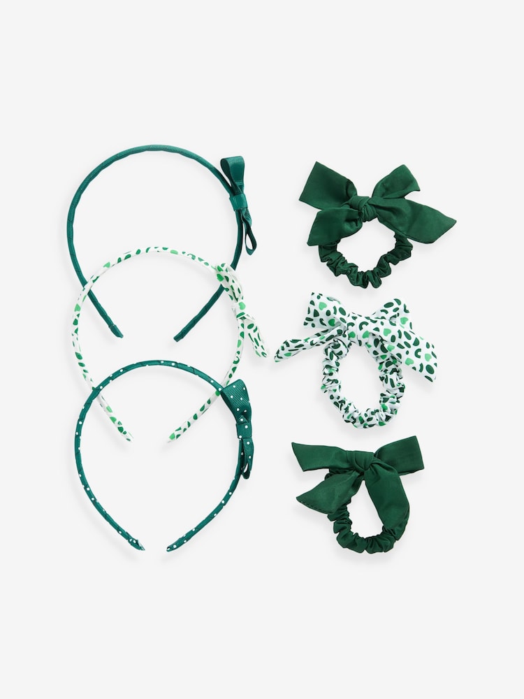 Emerald Green Back To School Hair Set - Image 1 of 2