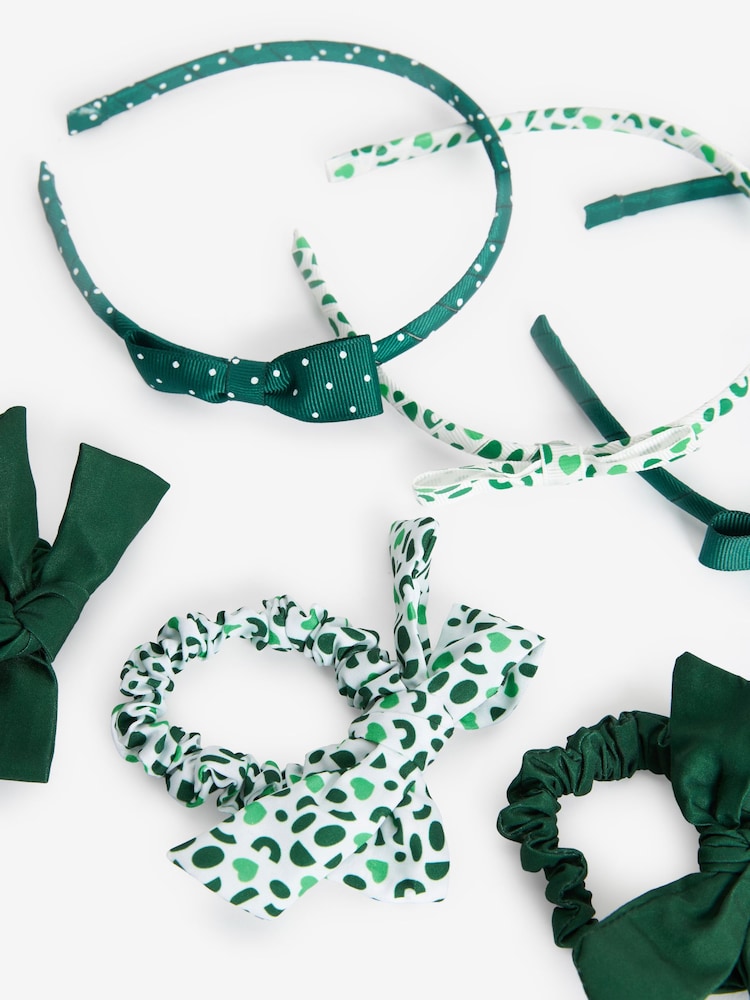 Emerald Green Back To School Hair Set - Image 2 of 2