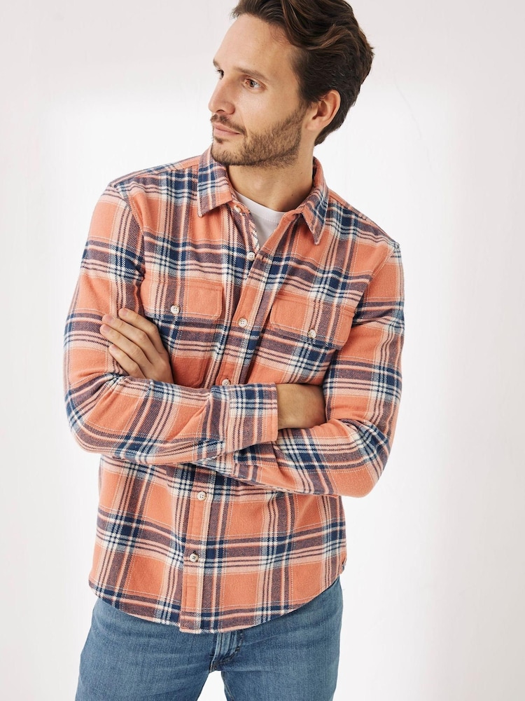 FatFace Rafety Pink Check Shirt - Image 1 of 4