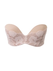 Kermanvaalea - Wonderbra Ultimate Olkaimeton Refined Glamour Lace Rintaliivit - Kuva 5 / 5