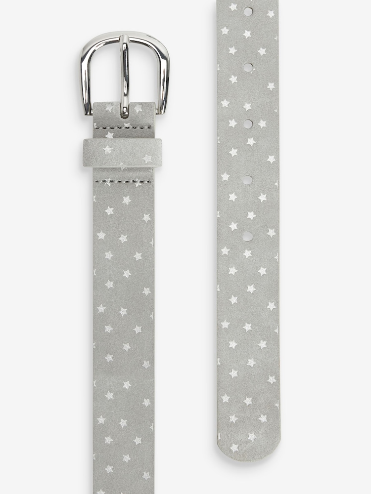 Grey Foil Star Jeans Belt - Image 4 of 4