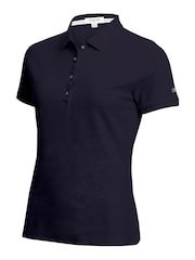 Calvin Klein Golf Blue Performance Cotton Pique Polo Shirt - Image 1 of 3