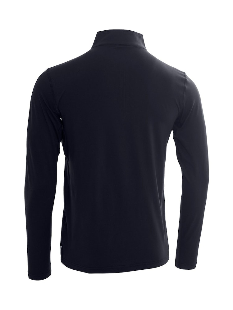 Calvin Klein Golf Blue Newport Quarter Zip Sweatshirt - Image 6 of 8