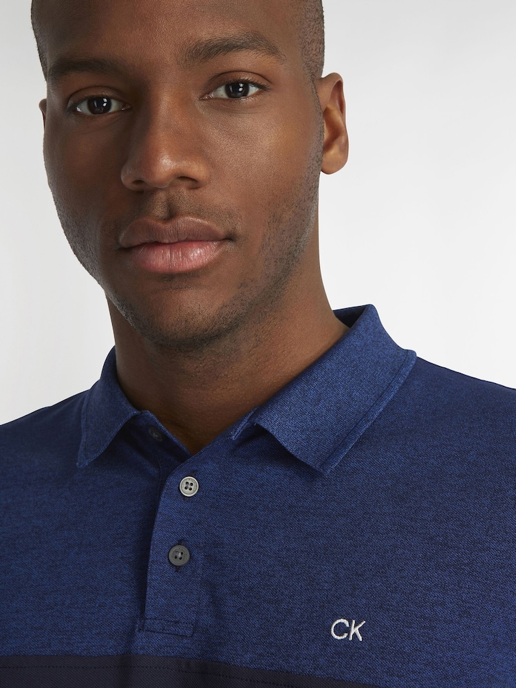 Calvin Klein Golf Colourblock Polo Shirt - Image 4 of 8