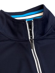 Calvin Klein Golf Blue Orbit Quarter Zip Jumper - Image 7 of 8
