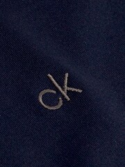 Calvin Klein Golf Blue Orbit Quarter Zip Jumper - Image 8 of 8