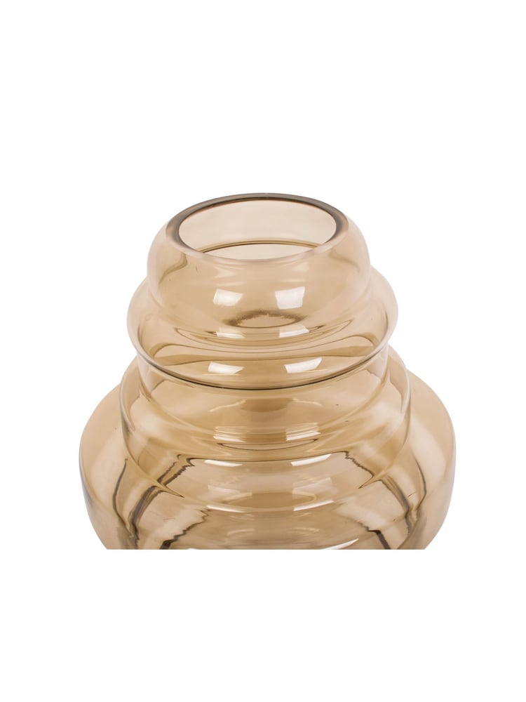 pt, Brown Large Distinct Glass Vase - Image 3 of 3