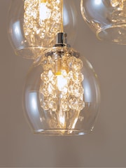 Clear Bella 10 Light Cluster Ceiling Light - Image 3 of 7