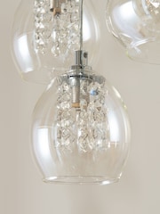 Clear Bella 10 Light Cluster Ceiling Light - Image 4 of 7