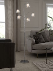 Clear Bella 5 Light Floor Lamp - Image 1 of 7