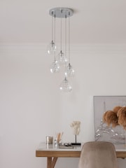 Clear Bella 5 Light Cluster Ceiling Light - Image 2 of 7