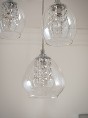 Clear Bella 5 Light Cluster Ceiling Light - Image 4 of 7
