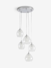 Clear Bella 5 Light Cluster Ceiling Light - Image 5 of 7