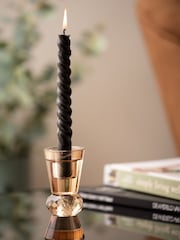pt, Natural Crystal Art Duo Cone Candle Holder - Image 1 of 4