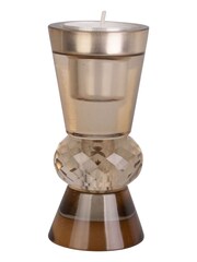 pt, Natural Crystal Art Duo Cone Candle Holder - Image 3 of 4