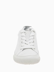 Gabor Womens White Amulet Argento Leather Trainers - Image 4 of 5