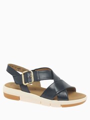 Gabor Sunshine Black Night Leather Sandals - Image 2 of 5