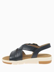 Gabor Sunshine Black Night Leather Sandals - Image 3 of 5