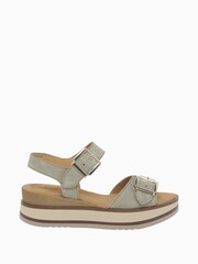 Gabor Coletraine Schilf Natural Suede Sandals - Image 1 of 5