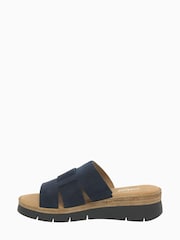Gabor Blue League Nubuck Sandals - Image 3 of 5