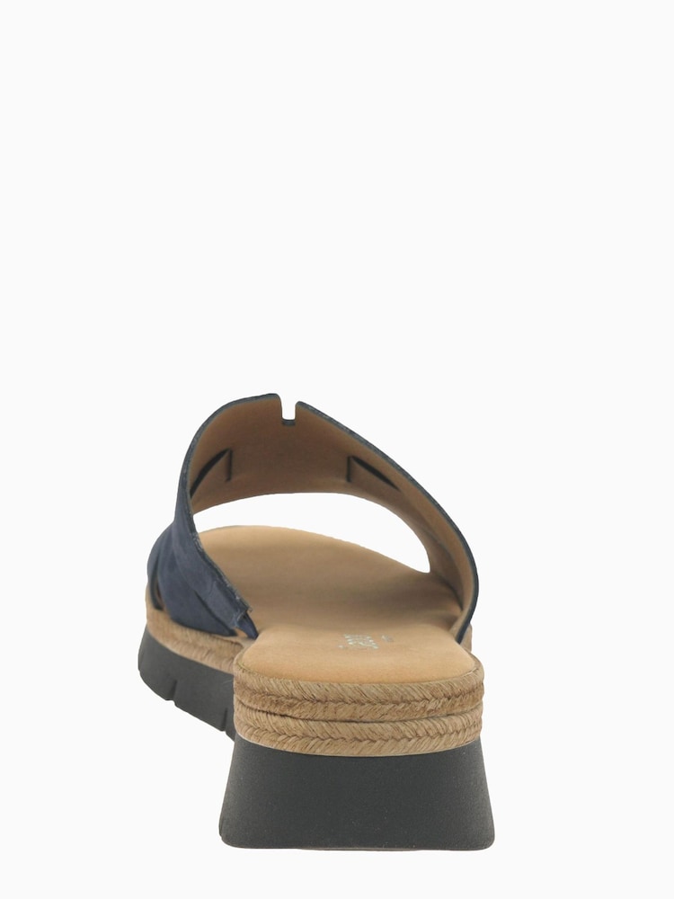 Gabor Blue League Nubuck Sandals - Image 5 of 5 Gabor Blue League Nubuck Sandals - Image 5 of 5