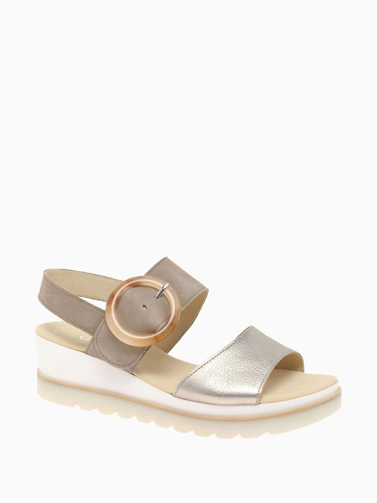 Gabor Yeo Leather Sandals - Image 2 of 5 Gabor Yeo Leather Sandals - Image 2 of 5
