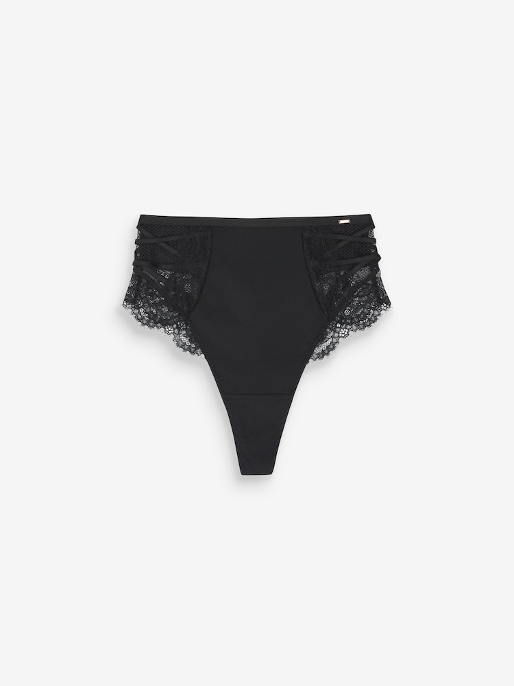 Schwarz - Lipsy Tummy Control Formende Slips - Bild 5 von 5 Schwarz - Lipsy Tummy Control Formende Slips - Bild 5 von 5