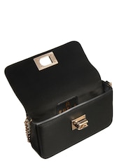 Черный - Черная кожаная сумка с длинным ремешком Furla 1927 - Image 3 of 3