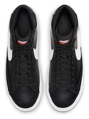 Черный/белый - Детские кроссовки Nike Blazer 77 - Изображение 4 из 8
