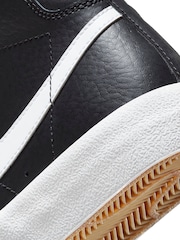 Черный/белый - Детские кроссовки Nike Blazer 77 - Изображение 8 из 8