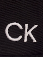 Черный - Calvin Klein Golf 100% хлопковая саржевая кепка - Image 10 of 11
