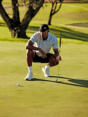 Черный - Calvin Klein Golf 100% хлопковая саржевая кепка - Image 5 of 11