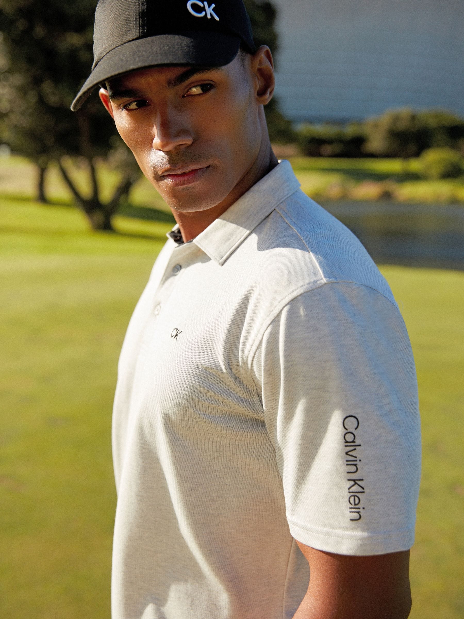独特な 【送料無料】 Calvin Buy Klein USA Next from Caps Black Twill Cotton 100% Golf 帽子