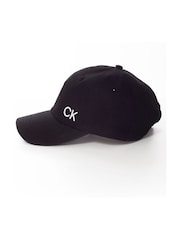 Черный - Calvin Klein Golf 100% хлопковая саржевая кепка - Image 8 of 11