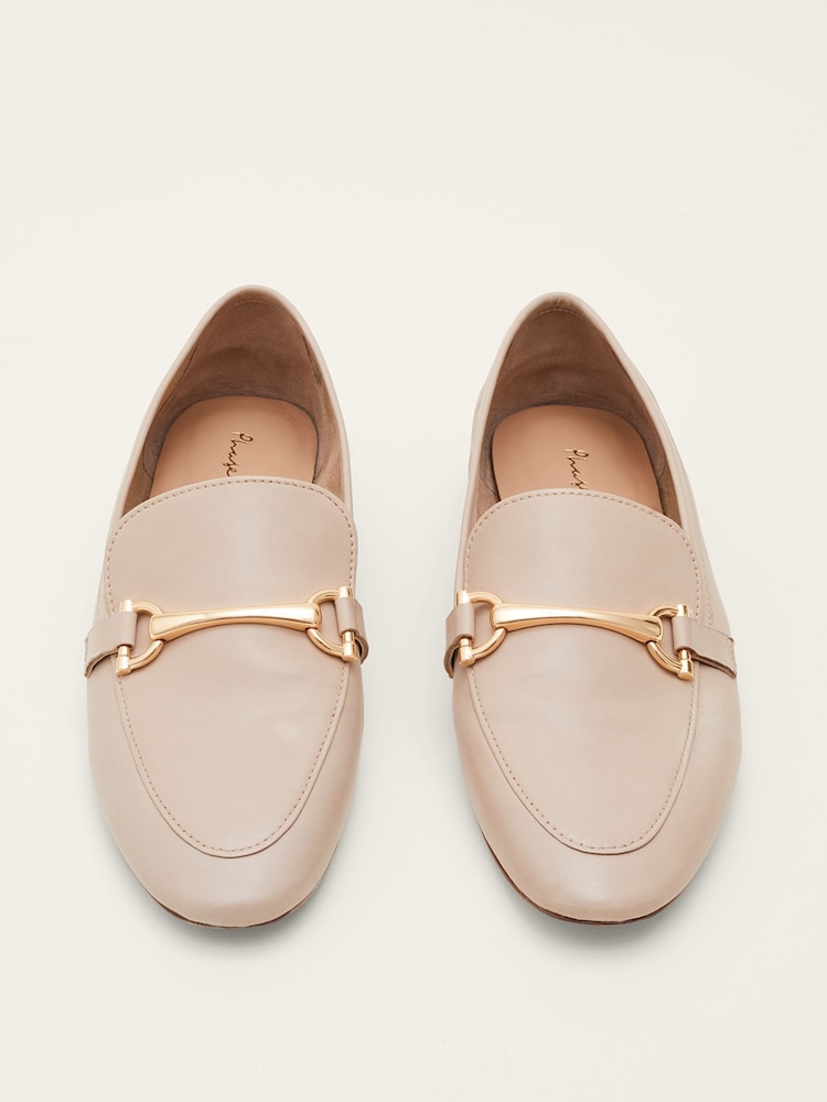 Phase Eight Natural T-Bar Leather Mules - Image 2 of 8