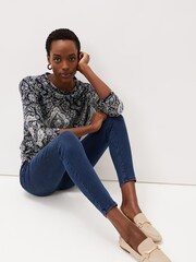 Phase Eight Natural T-Bar Leather Mules - Image 7 of 8