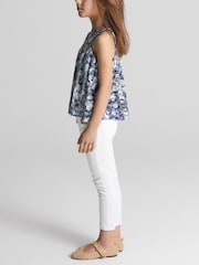 Reiss White Lux Junior Skinny Jeans - Image 1 of 3