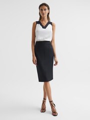 Reiss Black Hayes Pencil Skirt - Image 1 of 5