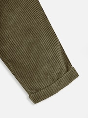 JoJo Maman Bébé Khaki Green Cord Trousers - Image 3 of 4