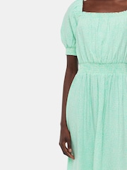 Whistles Green Scribble Check Dress - Image 4 of 5