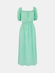 Whistles Green Scribble Check Dress - Image 5 of 5