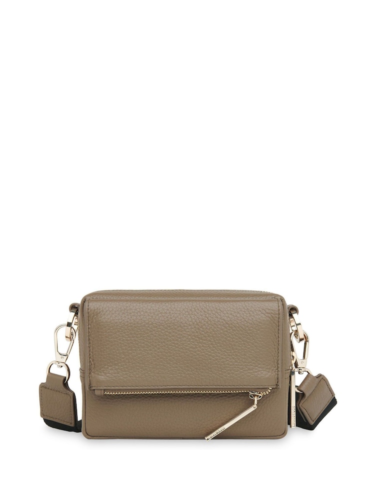 Whistles Green Bibi Cross-Body Bag - Image 1 of 4