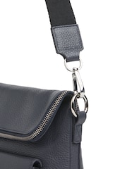 Whistles Blue Vida Cross-Body Bag - Image 3 of 4